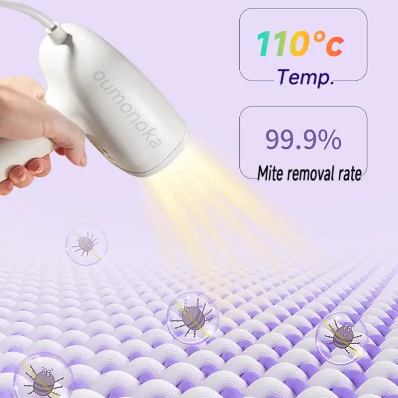 2 in 1 Handheld Clothes Electric Hanging Mite Removal Steamer Home Appliance