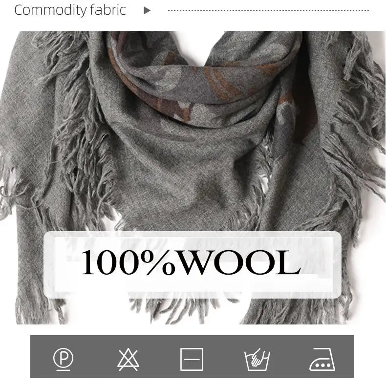 Women Cashmere Warm Scarves Long Thick Soft Shawl