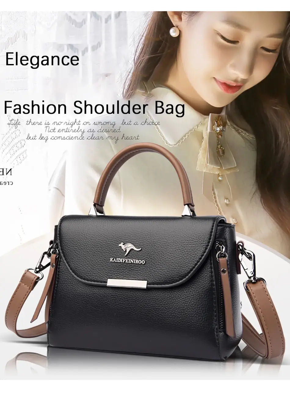 High Quality Leather Crossbody Designer Handbag