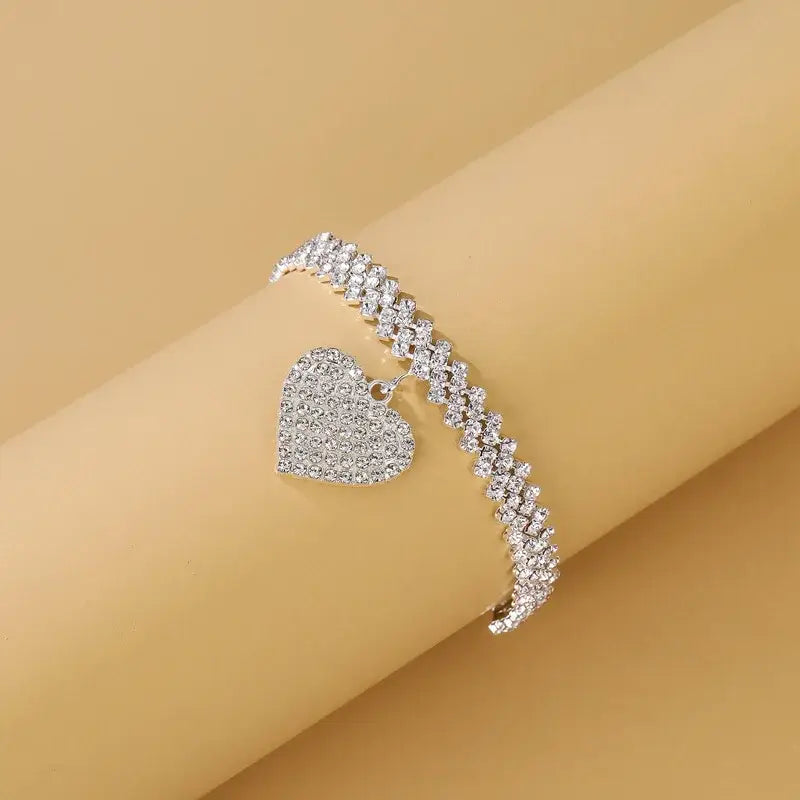 Luxury Zircon Crystal Anklets for Women