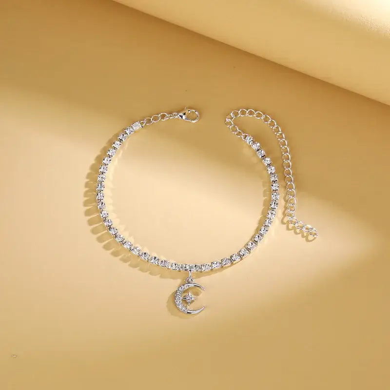 Luxury Zircon Crystal Anklets for Women