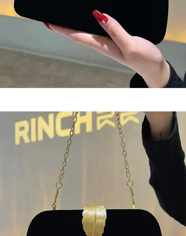 Women Shoulder Fashion Pearl Chain Handbag