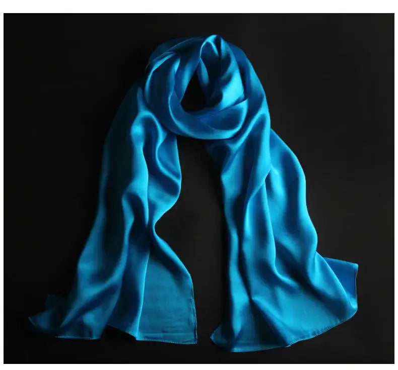 Luxury Silk Plain Satin Scarves