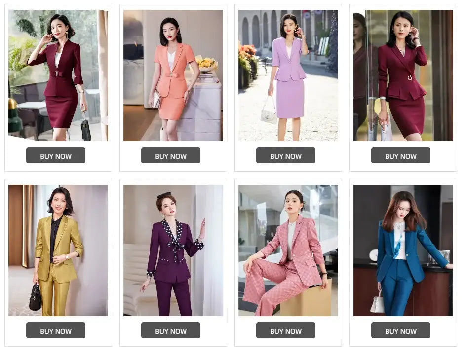 Women’s Double Breasted Flare Office Suit