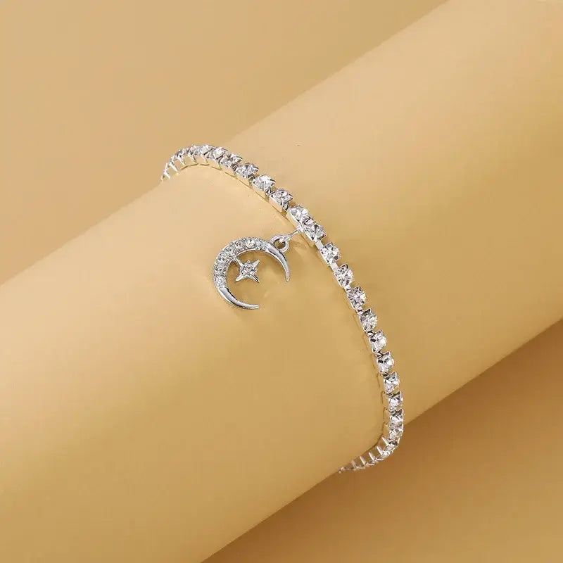 Luxury Zircon Crystal Anklets for Women