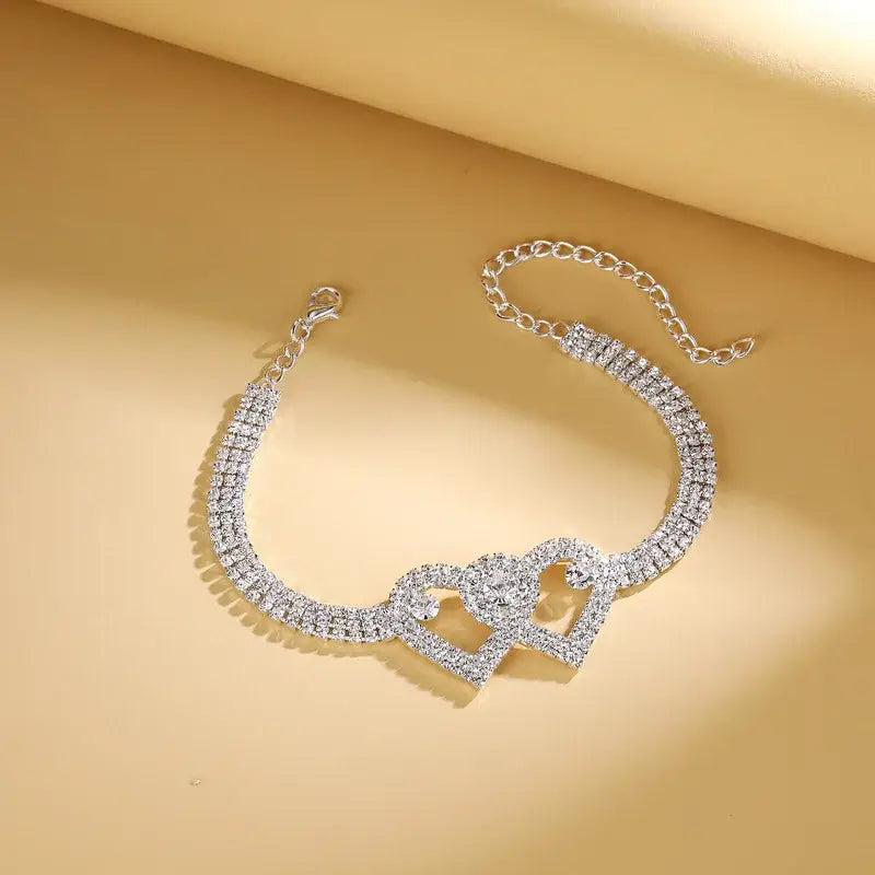 Luxury Zircon Crystal Anklets for Women