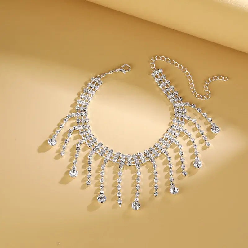 Luxury Zircon Crystal Anklets for Women