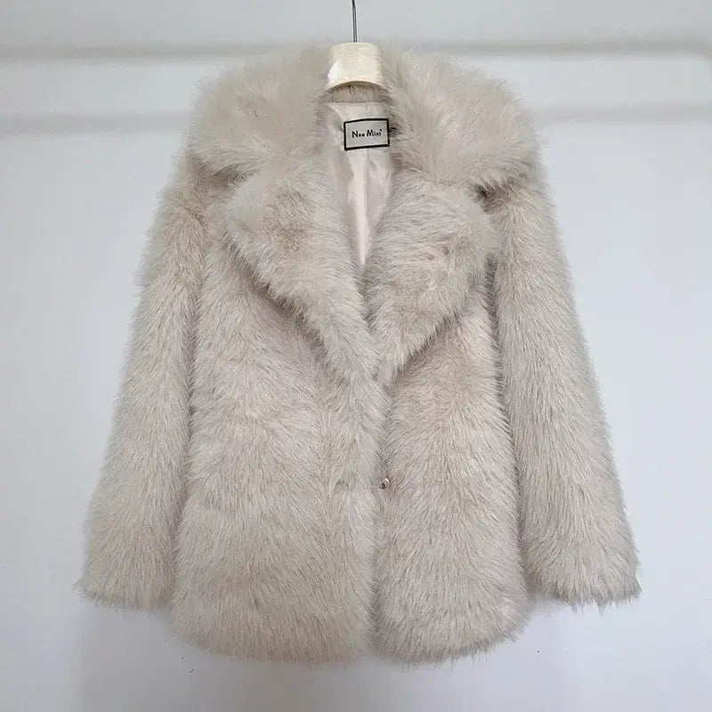 Luxury Brand Fluffy Furry Limited Winter Season Coat