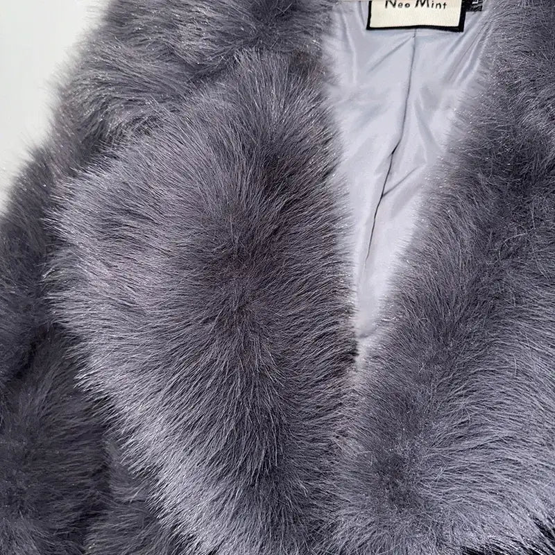 Luxury Brand Fluffy Furry Limited Winter Season Coat