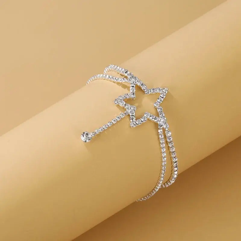 Luxury Zircon Crystal Anklets for Women