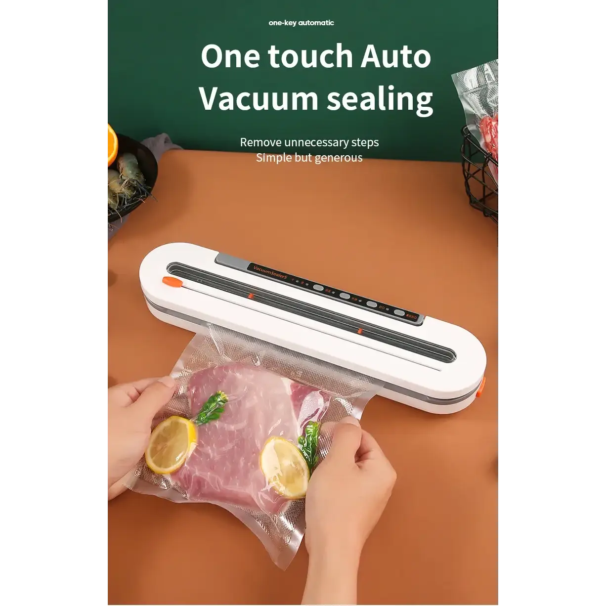 Elegant Automatic Vacuum Packaging Home Appliance Machine