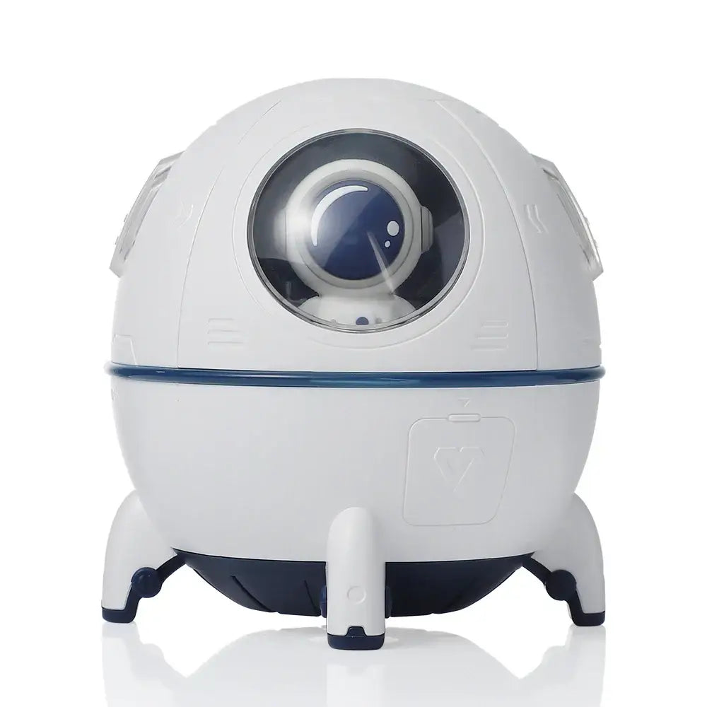 Elegant Capsule Ultrasonic Cool Mist Aromatherapy Humidifier - WHITE