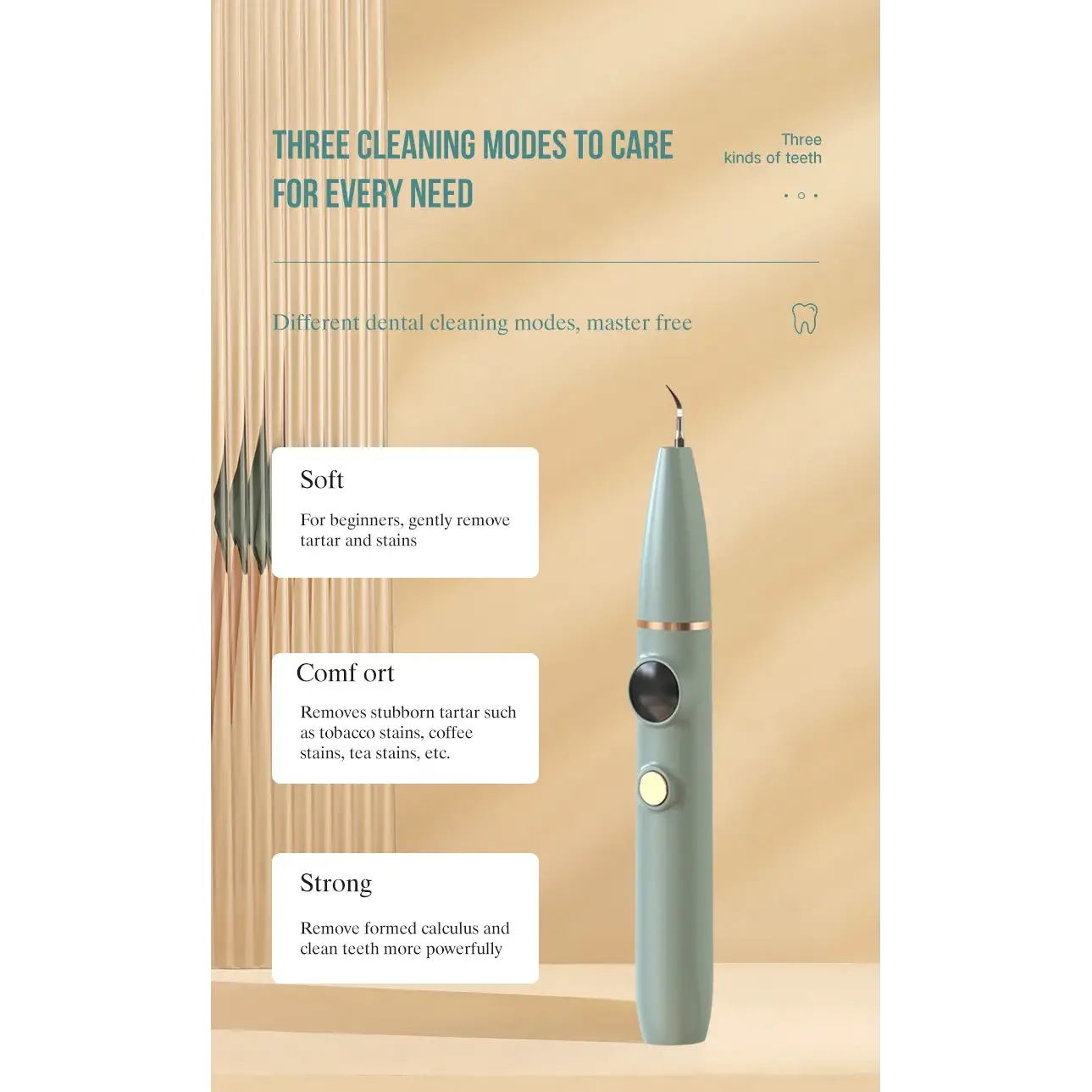 Elegant Visual Ultrasonic Stain Calculus Remover