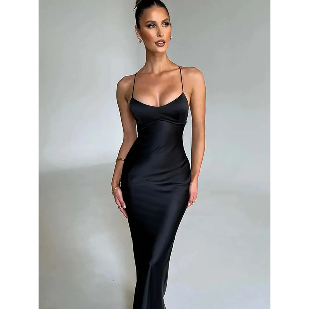 Mermaid Women Sweetheart Neck Sexy Slim Elegant Bodycon Dresses