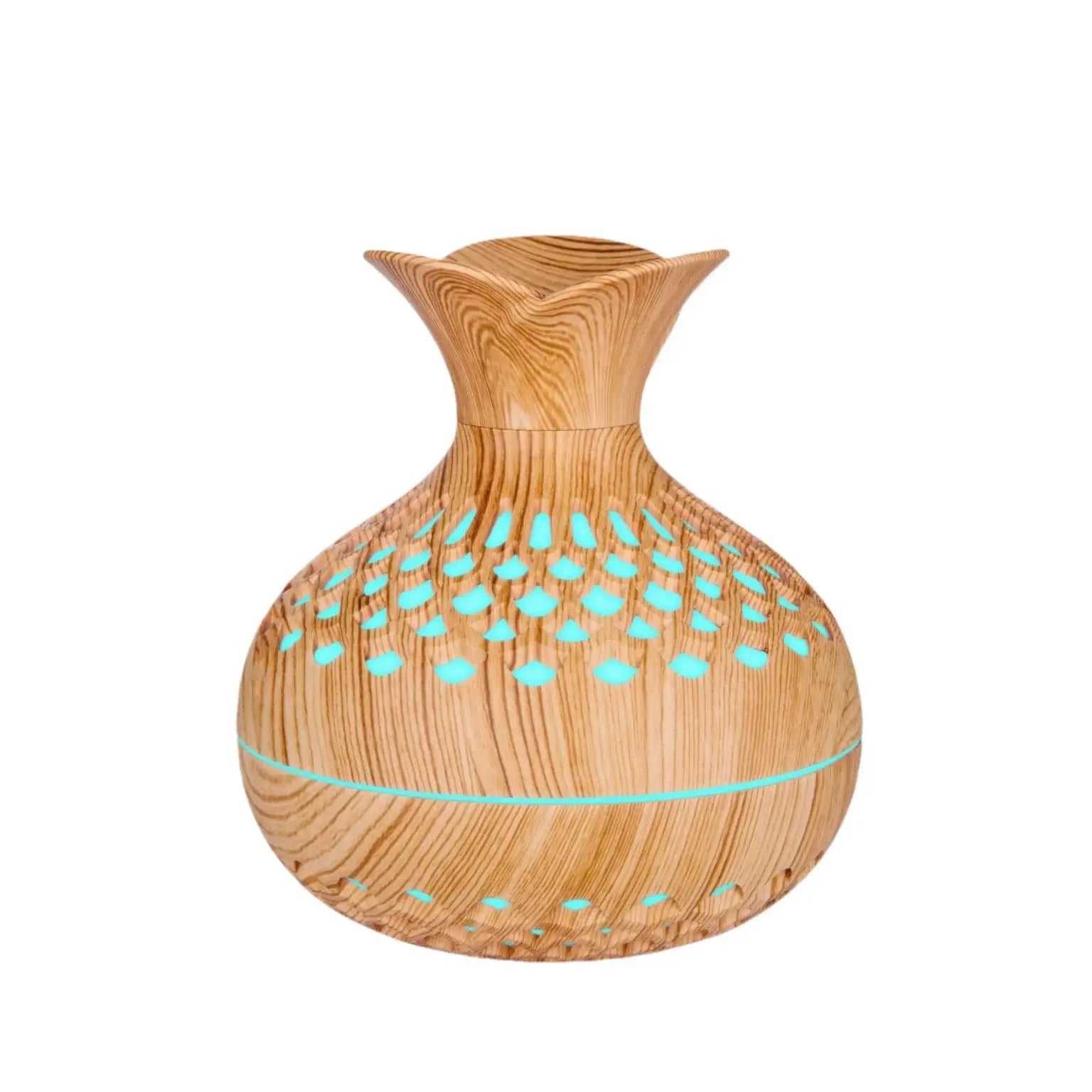 New Vintage Elegant Creative Wood Grain Flower Humidifier