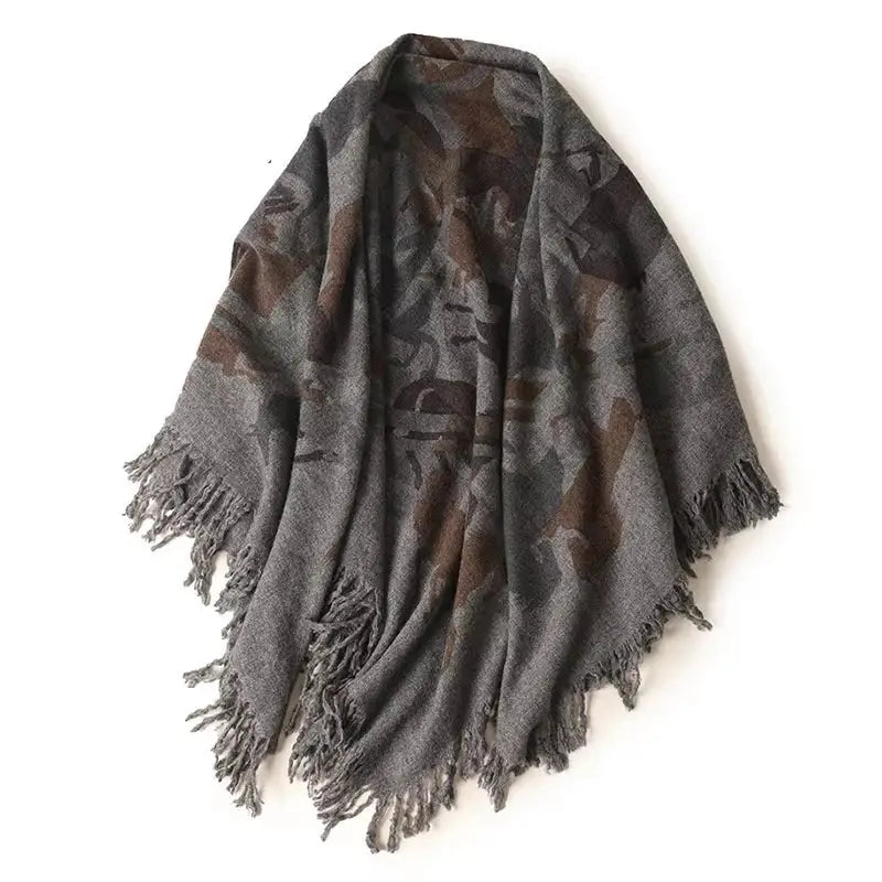 Women Cashmere Warm Scarves Long Thick Soft Shawl